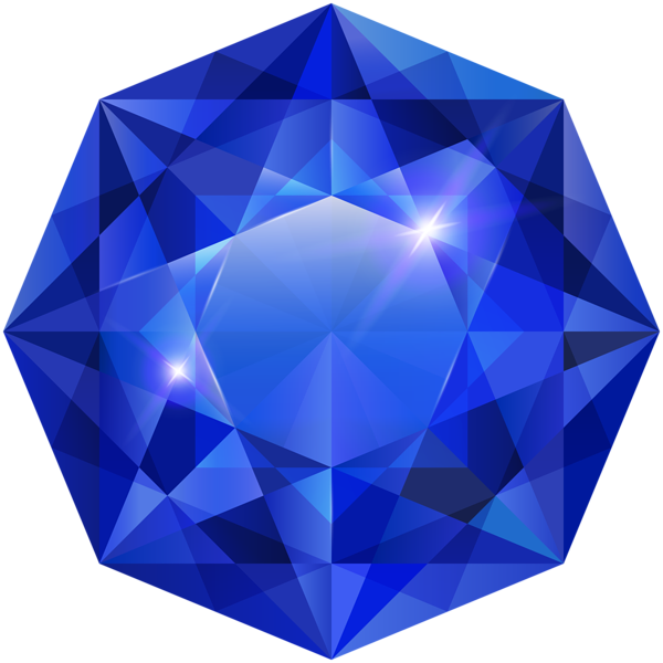octagon blue diamond